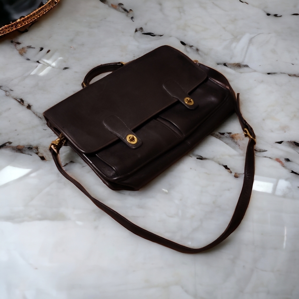 Vintage coach carrier bag